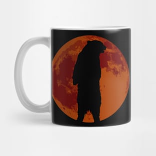 Full Moon Grizzly - Grizzly Bear Halloween Mug